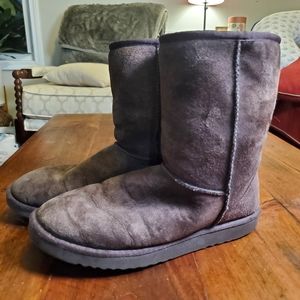 Short Ugg boots- chocolate